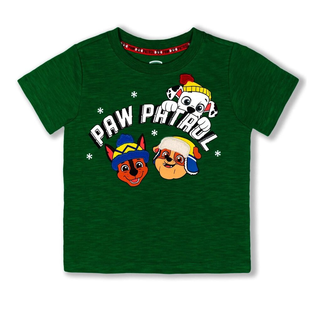 Infant Paw Patrol Short Sleeve Shirt Chase Marshall Rubble (12 Months) NEW